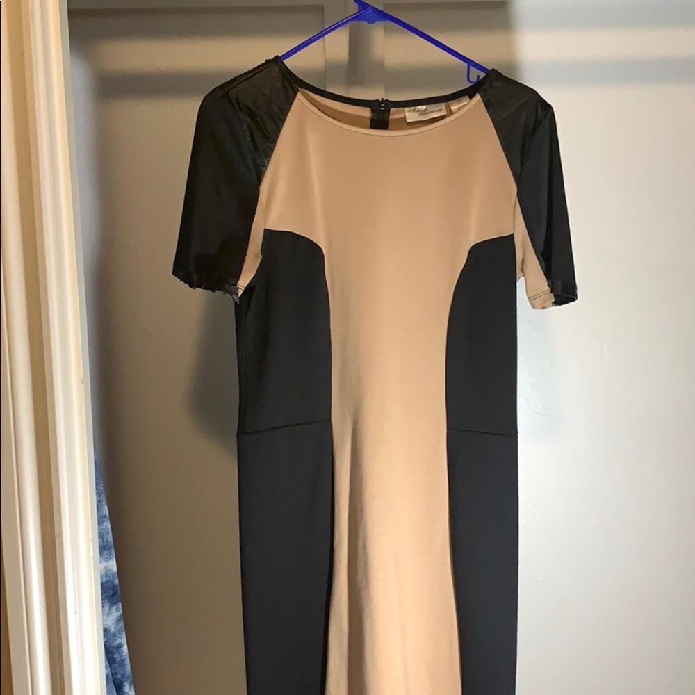 Brown and Black dress